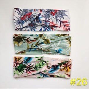 Cross Headbands 3pcs